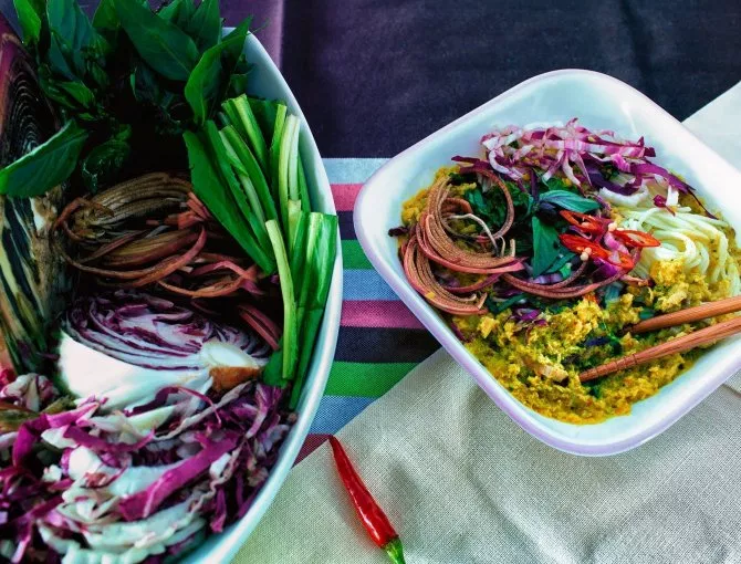How to Make Num Banh Chok