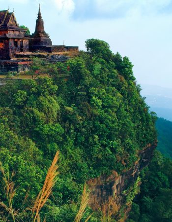 Cambodia Travel Guide: Wat Sampov Pram atop Bokor National Park in Kampot