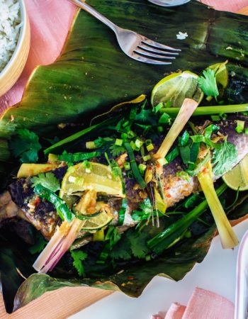 Steamed Fish Recipe: Cambodian Sour and Spicy Steamed Fish with Lemongrass and Galangal