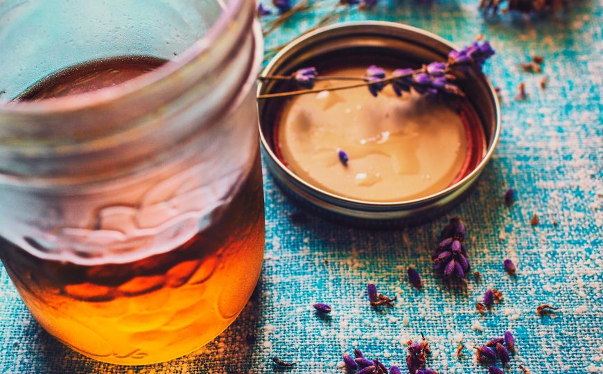 Lavender Simple Syrup Recipe with Real Lavender Flowers