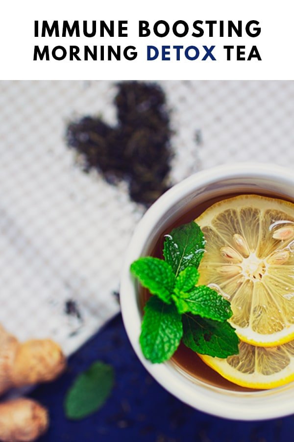 Immune Boosting Lemon Ginger Tea Detox Recipe